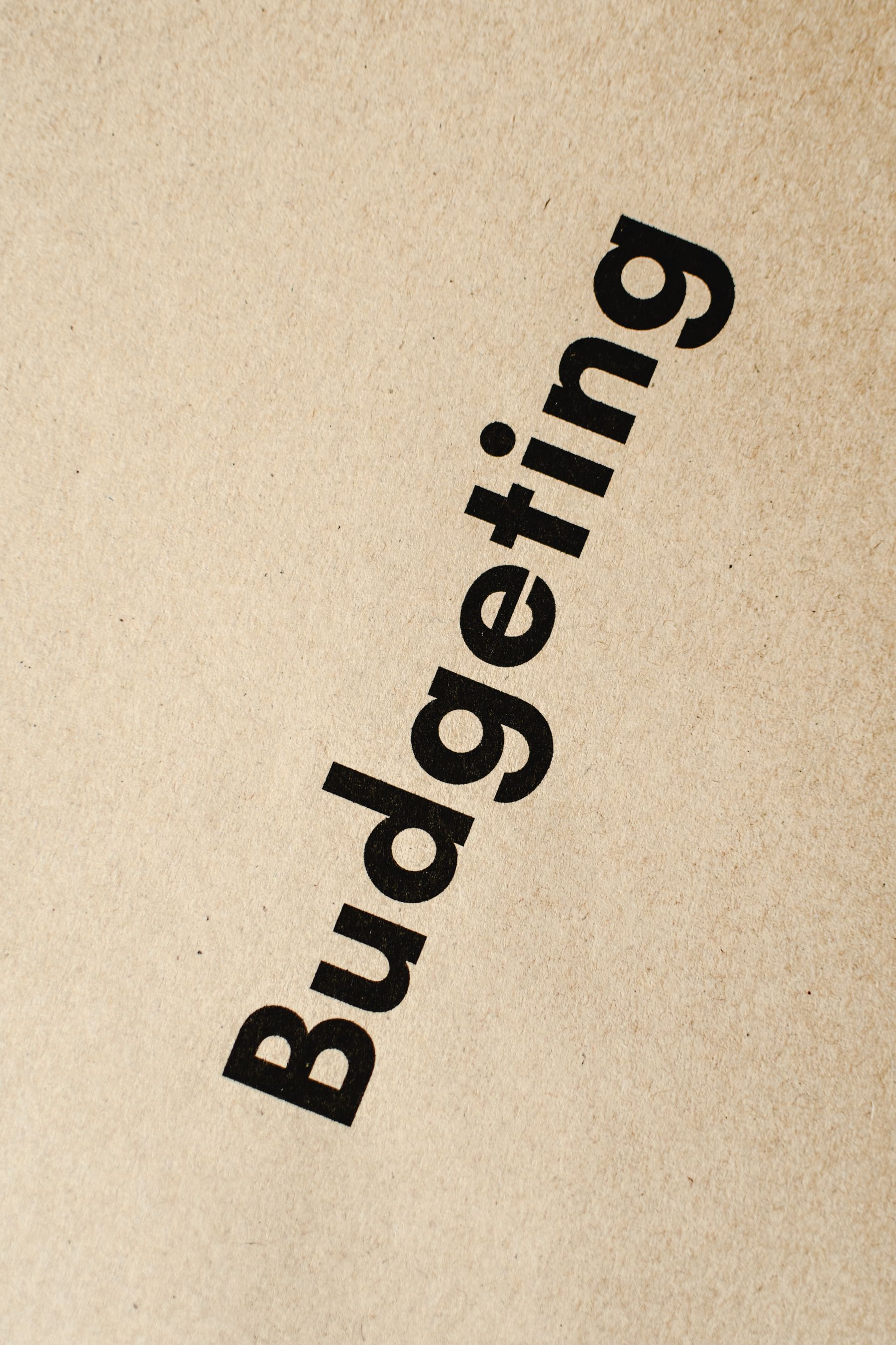 Agree the budget and payment milestones up front