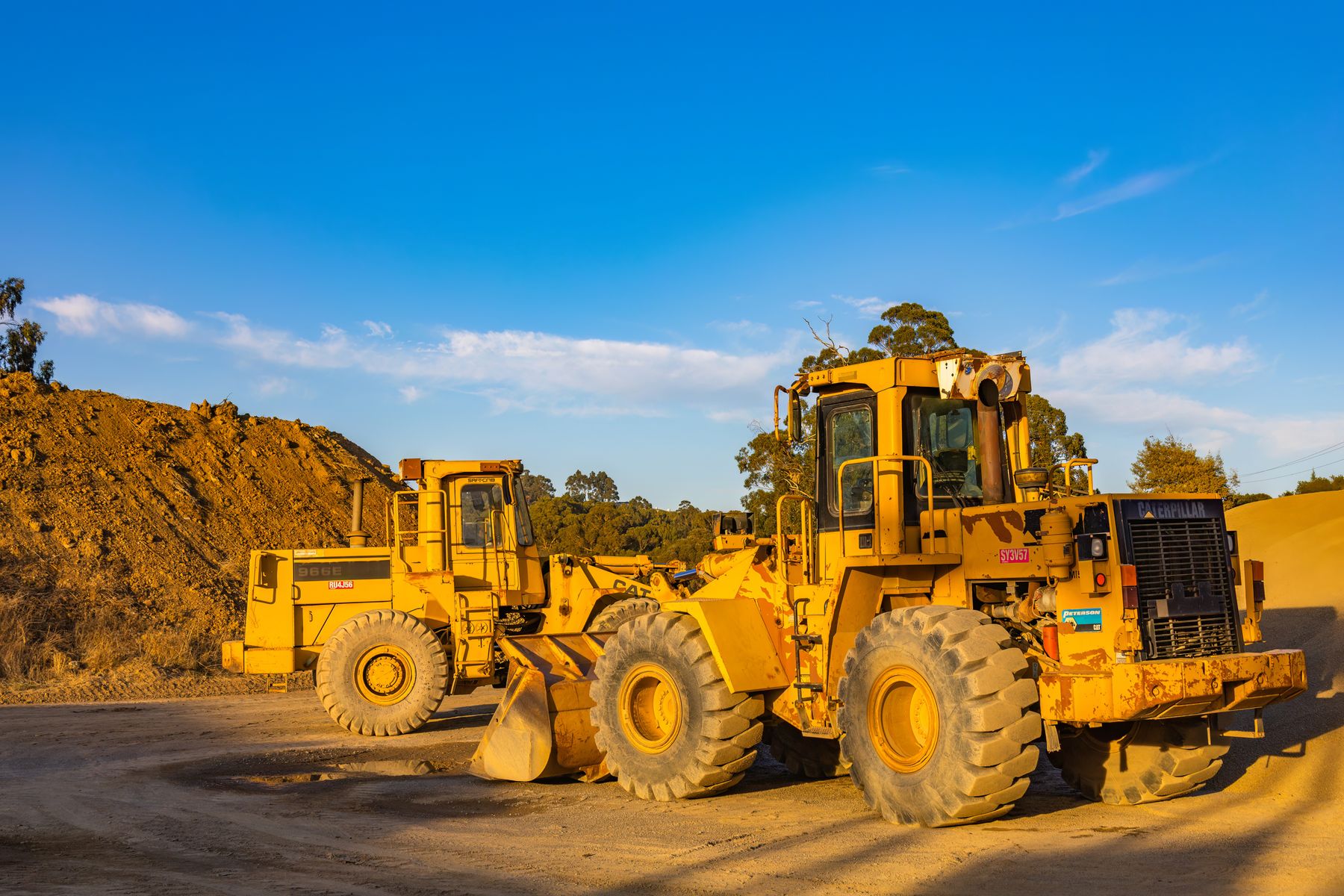 Heavy machinery needs trained operators and clear routes